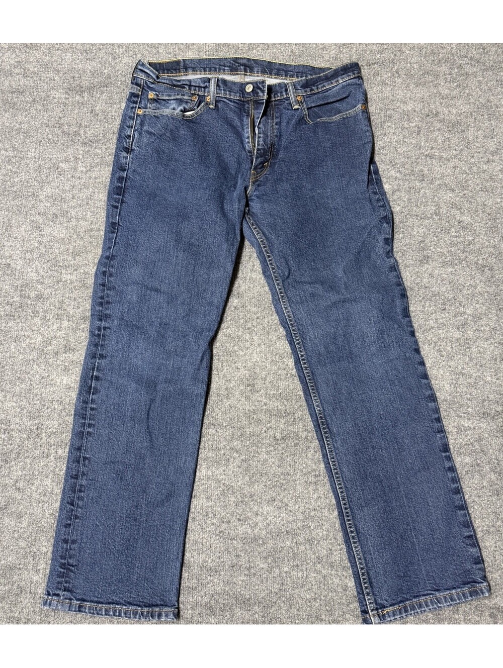 Levi's 514 Straight Fit Jeans Medium Dark Wash Men's W36 L30 So Fresh 👖